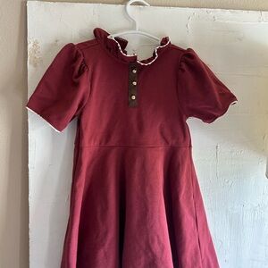 Janie and Jack Maroon Formal Dress